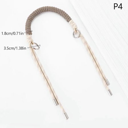 1 stk veskestropp for gjør-det-selv-håndlaget vevd tau tote bag stropp Mini B