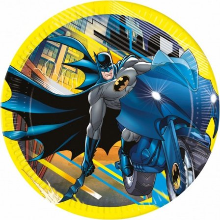 Batman Papptallerkener 8-pakke