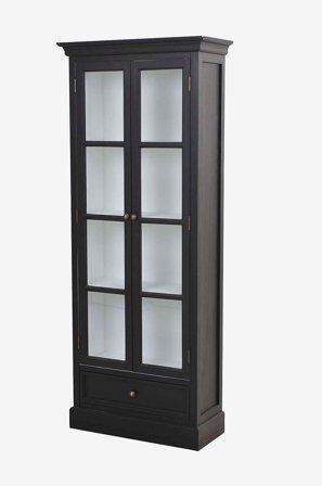 Nordic Furniture Group - Bristol Vitrin Stor - Svart - Skåp - Från Homeroom