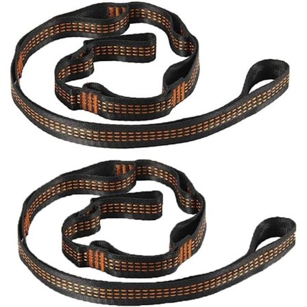 Stropper 2-pak Udendørs Camping Hængekøje Trætilbehør Yoga Gynge Hængende Bælte Kraftig Forlængerløkke Affjedringssystem 2M