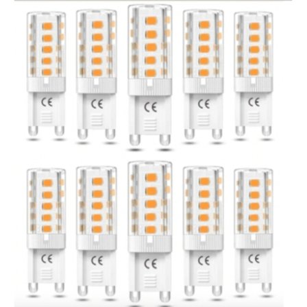 Heta 2025 G9 LED-pærer 5W – Varm hvid – 10 stk.