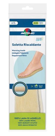 Master Aid Footcare Soletta Riscaldante Ritagliabile 2 Pezzi