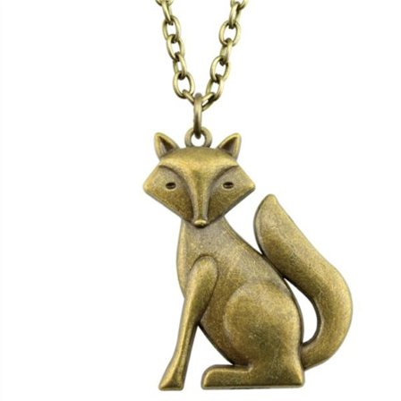 Necklace - Fox - Bronze