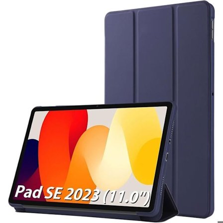Cover til Xiaomi Redmi Pad SE 11" - Ridseresistent - Foldebart Støtte - Marineblå - 2023