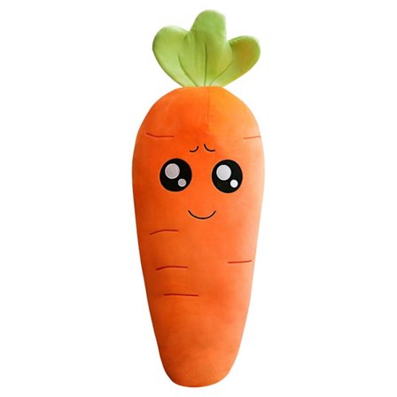 Morotsfylld Leksak Mjuk Morots Plyschleksak Kudde Soffa Dekorativ Kudde