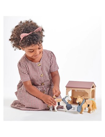 Tender Leaf Dollhouse Set - The Stables - Small - Multi/patterned - ONE SIZE