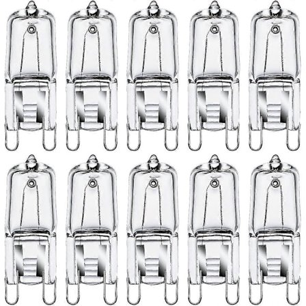 G9 Halogenpære G9 35w G9 Kapselpære 230v 2800k Varmt Hvidt Lys 10-pak [BR]_jar