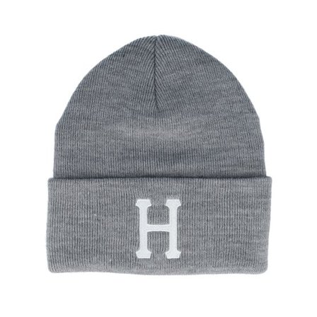 HUF - Grå cuff Beanie - Forever Beanie Heather Grey Cuff @ Hatstore