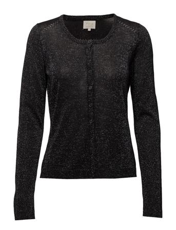 New Laura Cardigan Strikkegenser Cardigan Svart Minus