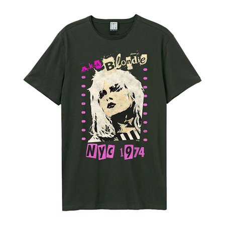Amplified Unisex Adult Aka Blondie T-Shirt M Charcoal