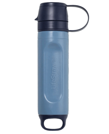 Lifestraw Peak Series Solo Personal Water Filter Straw Mountain Blue