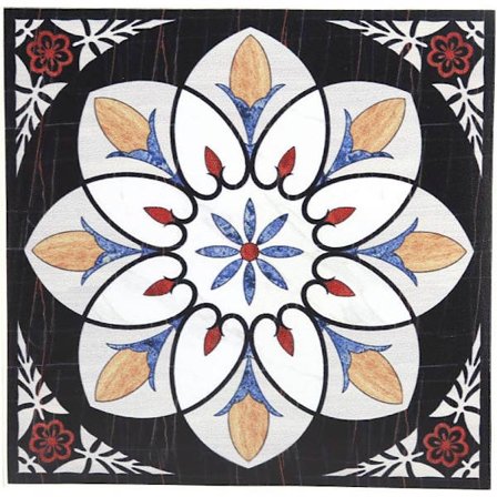 10 stk. dekorative flise klistermærker selvklæbende vand- og fugtbestandige PVC