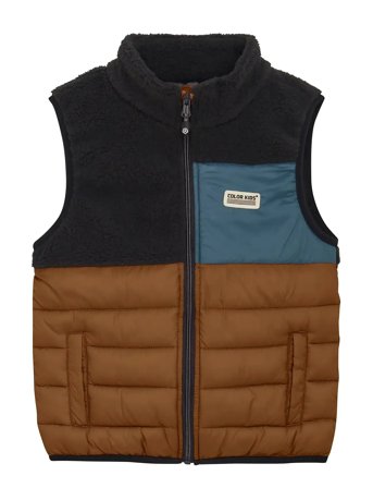Color Kids | Fleece Waistcoat W. Quilt | 122