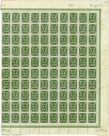 Danmark - Alderspræget helark AFA 164 - Postfrisk