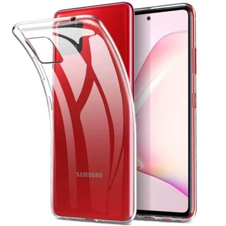 Samsung Galaxy Note 10 Lite Genomskinligt Mjukt TPU Skal Transparent