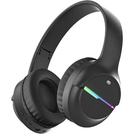 Barn Bluetooth-hörlurar, Trådlösa hörlurar för barn med LED-belysning, Inbyggd mikrofon, Över-öron Bluetooth 5.3-hörlurar