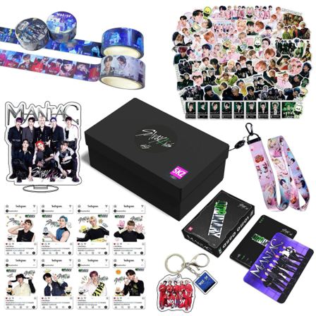 Stray Kids Uusi Albumi Maxident Presentbox Set Kpop-tuotteet Valokuvat Lanyard Avainnauha Lahja Skz-faneille