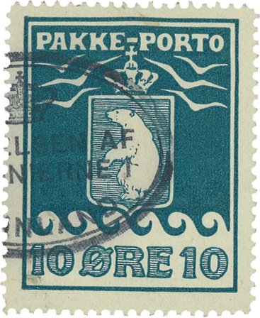 Grønland 1915 - Pakkeporto - AFA 7I - Stemplet