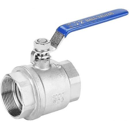 Kuleventiler 2" Dn50 Wog hunngjenge toveis kuleventil 304 rustfritt stål kuleventil med håndtak Tw