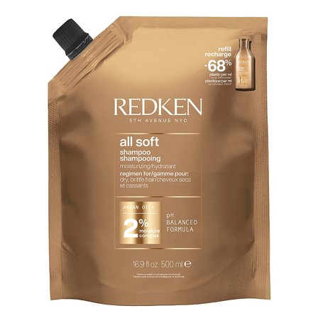 Redken All Soft Shampoo 500 ml, Hår, Shampoo, Hårshampoo