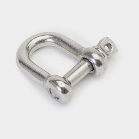 Seldén D-shackle in Forged stainless 316 steel, M5x11x19 mm (307-081)
