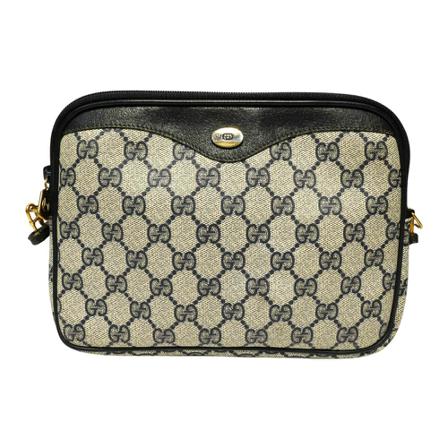 Gucci Vintage, Pre-owned Shoulder Bags Blauw, Dames, Maat:ONE Size,Canvas