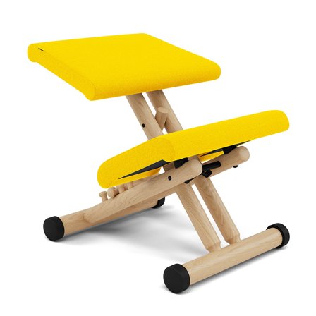 Varier Furniture Multi - Yellow Wool - Natural base