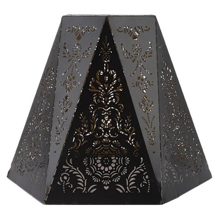 Lampe Skærme Moderne Skandinavisk Stil E27 E26 Smedejern Sekskantet Udskåret Lampeskærm til Soveværelse Sengebord Dekoration