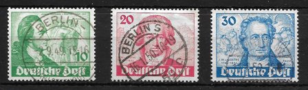 Berlin 1949 - AFA 61-63 - Stemplet