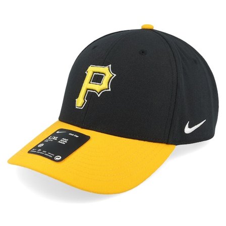 Nike MLB - Negro adjustable Gorra - Pittsburgh Pirates Dri-fit Club Black/Sundown Adjustable - Nike @ Hatstore