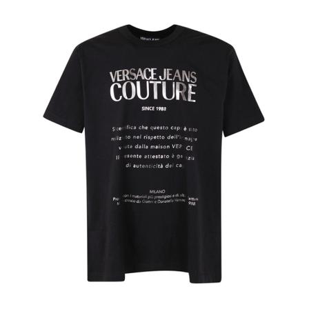 Versace Jeans Couture Warranty Foil T-Shirt Sort, Herre