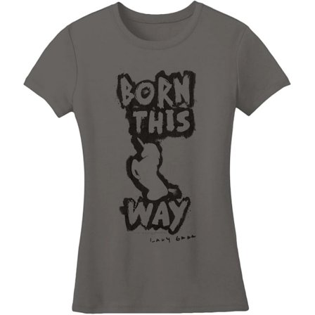 Lady Gaga Dam/Damer Born This Way T-Shirt XL Grå