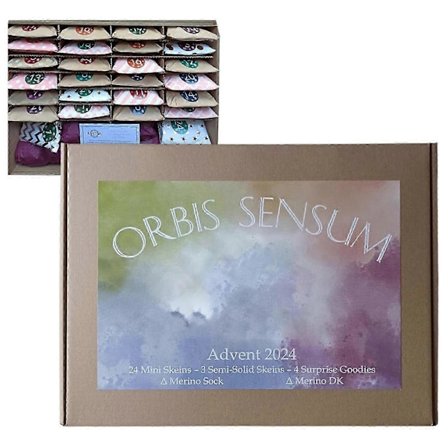 Ull Julekalender 2024, Garn Julekalender 2024, 2024 Hekle Julekalender, Julegarn Julekalender for Strikke Markører