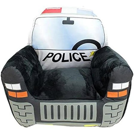 Poliisin nojatuoli - CREACIONES LLOPIS - LLOPIS 42079 - Harmaa - Pehmo, polyesteri - 52x48x51 cm