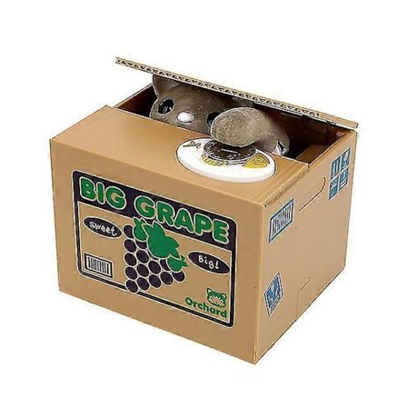 Elektronisk spargris söt katt som stjäl mynt