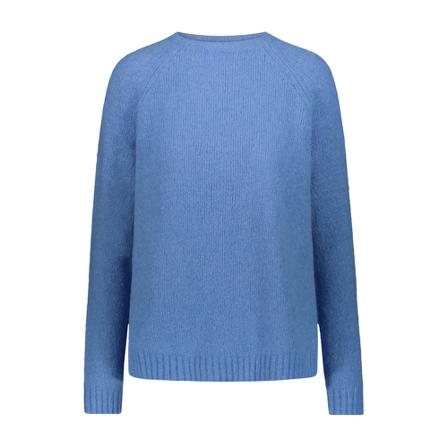 Weekend, Round Neck Knitwear Blauw, Dames, Maat:M