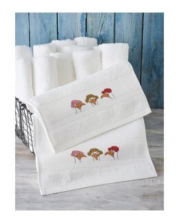 Stickpackung Handtücher Möwen 2er-Pack