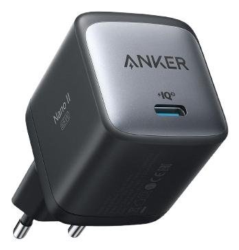 Anker 715 (Nano II) Kopfhörer, Laptop, Tragbare Spielekonsole, Smartphone, Smartwatch, Tablets Schwarz AC Schnellladung Drinnen