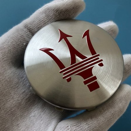 För Maserati Hjulnavkapsel ghibli Geberit President Levante 60mm - Silver (4-pack)