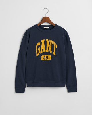 GANT - GANT 49 arch print genser til ungdom evening blue