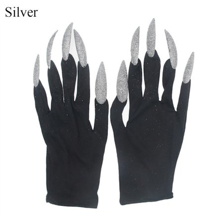 Cosplay hansker hansker med klør SØLV
