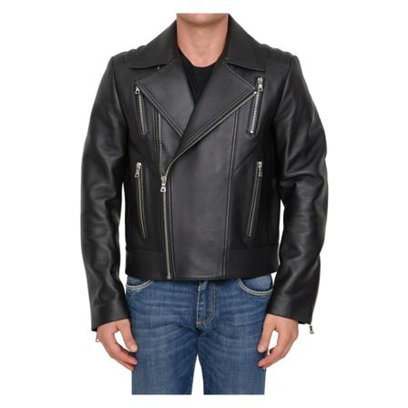 Balmain Jakke Yh1Td170Lb24 Sort, Herre
