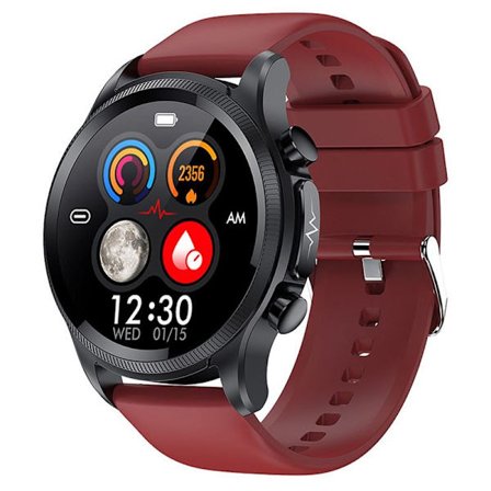 Älypuhelin ja juoksu digitaalisille kelloille ja muille liikkeentunnistimille punainen