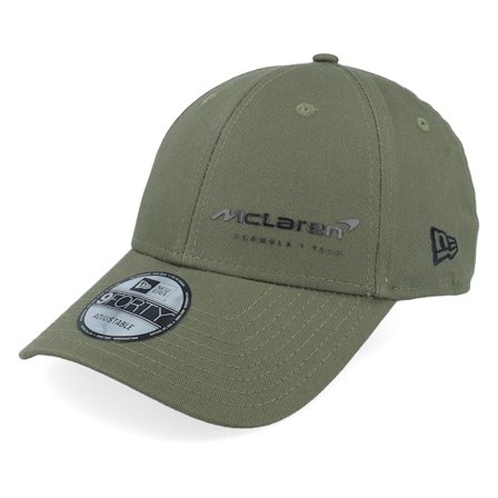New Era - Motor Grön adjustable Keps - McLaren F1 Essential 9FORTY Olive Adjustable @ Hatstore