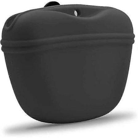 Godisväska för Hund, Silikon Godisväska med Magnetisk Stängning och Midjeklämma, Portabel Träningsväska för Godis