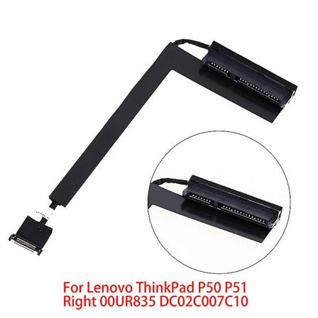HDD-kaapeli Lenovo ThinkPad P50 P51:lle, sovitinjohto, oikea, 00UR835 DC02C007C10 SHYTMV (FMY)