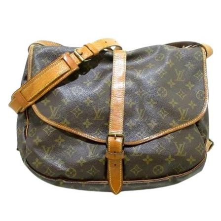 Louis Vuitton Vintage, Pre-owned Saumur Bag Bruin, Dames, Maat:ONE Size