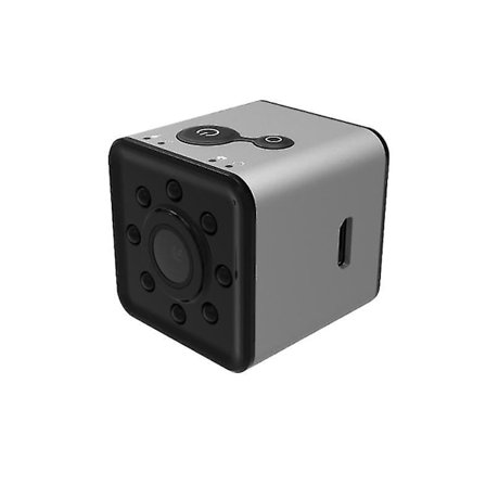 Mini Wifi Kamera Full HD 1080P Vattentät Videoinspelare Mörkerseende 155 Graders Vidvinkel Silver YEMAESRE