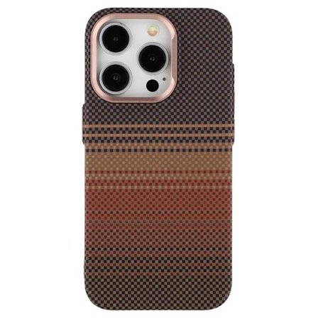 Mobilskal till iPhone 14 Pro Magsafe Aramid Fiber - Guld