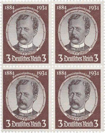 Tyske Rige 1934 - MICHEL 540 - 4-blok - Postfrisk